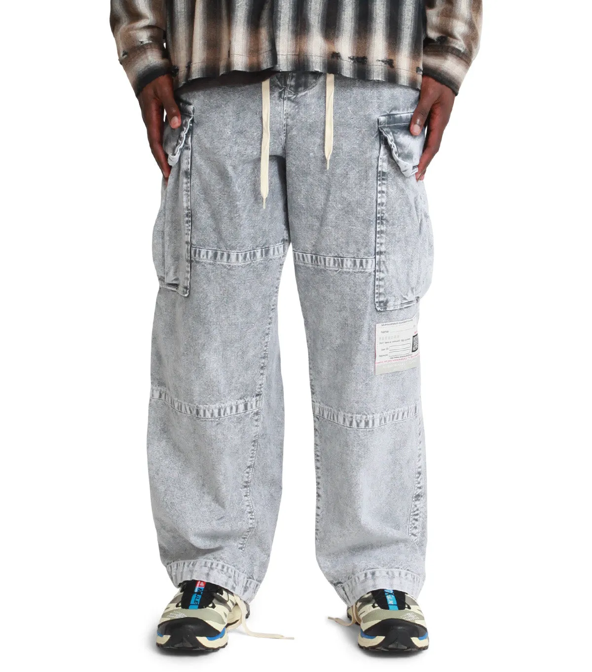 Mihara Yasuhiro Amateur Sewn Military Trousers White Korean Fresh CrossBackStructure