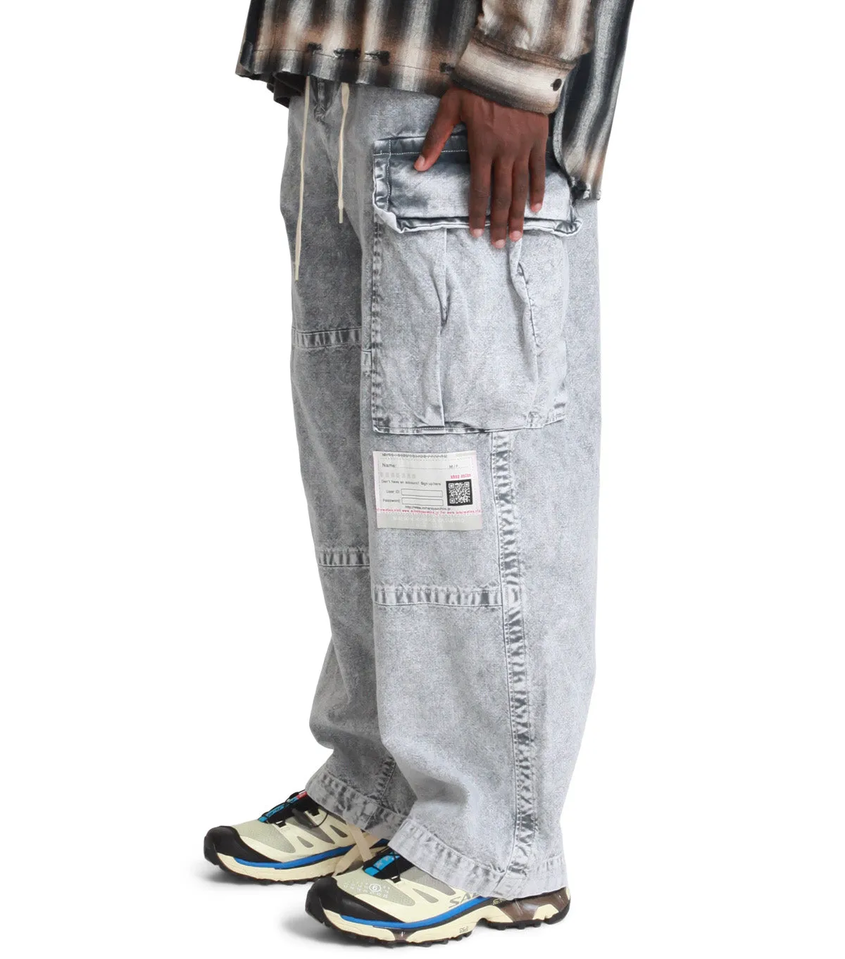 Mihara Yasuhiro Amateur Sewn Military Trousers White Urban Cool