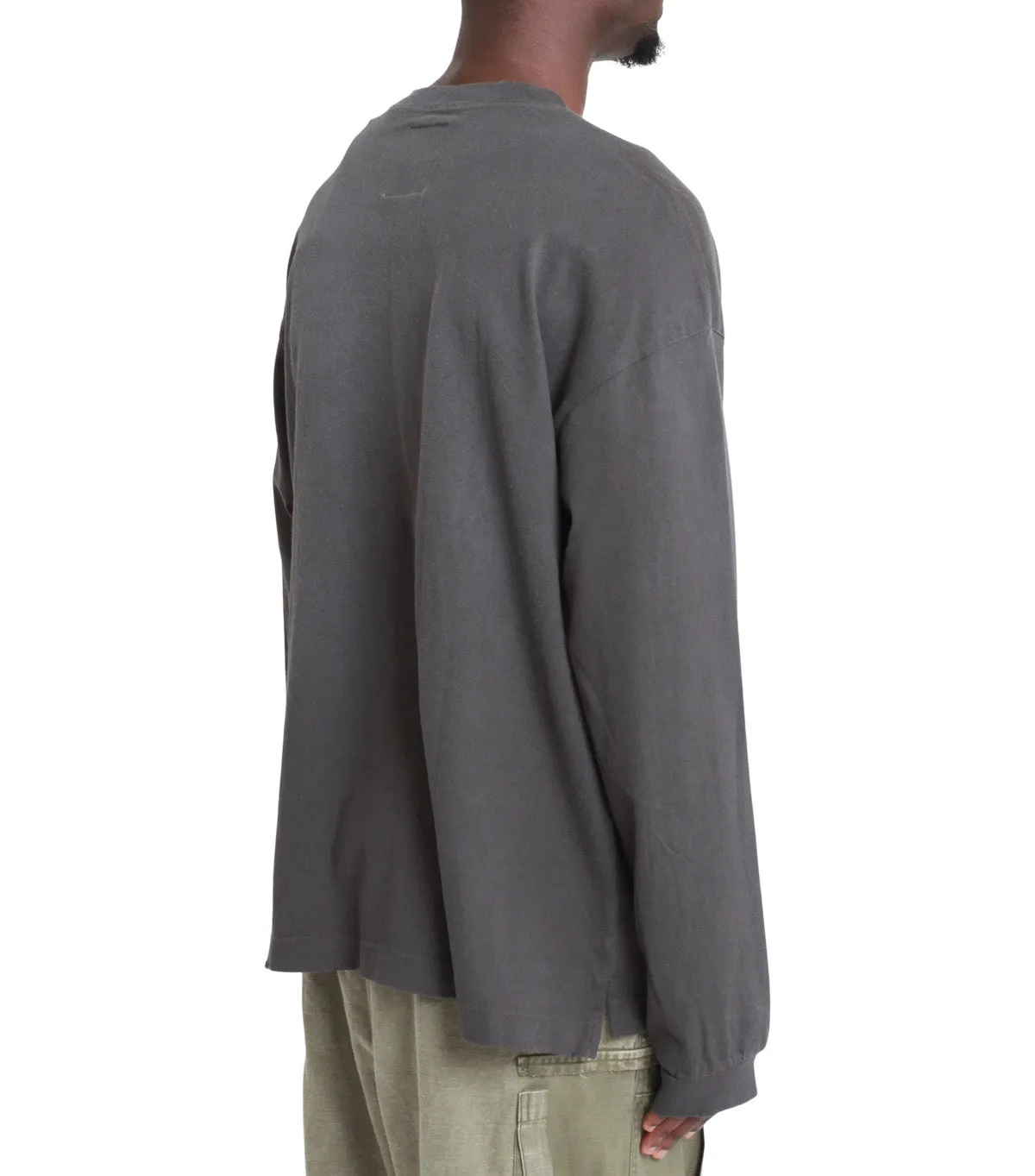Bold Step Mihara Yasuhiro Distressed Long Sleeve Tee Black