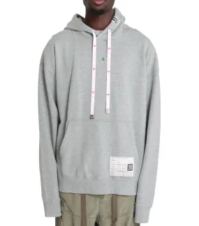 Mihara Yasuhiro Duck Embroidery Hoodie Gray Heart Soul Sunset Scene