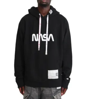 Mihara Yasuhiro NASA Printed Hoodie Black TemperatureRegulating spring fresh