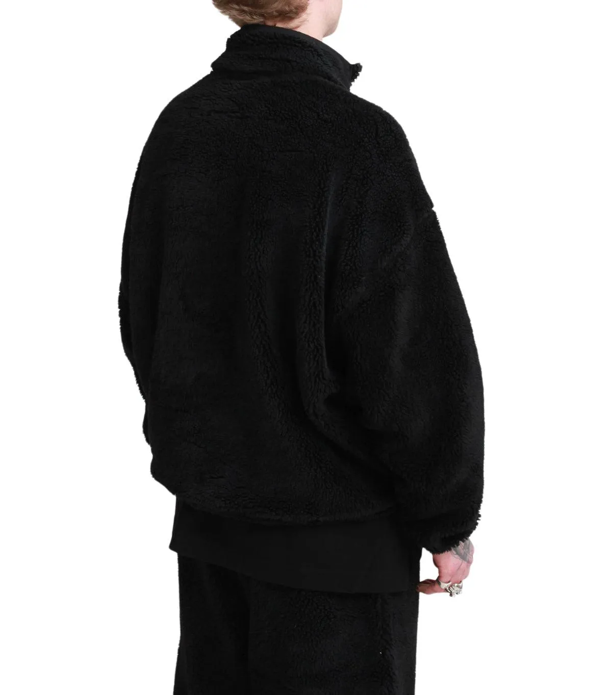 Urban Flow Mihara Yasuhiro Wide Back Boa Blouson Black