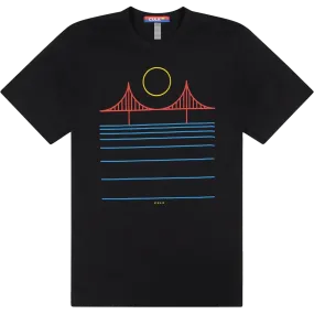 Minimal Bridge Color Unisex Tee AI Style
