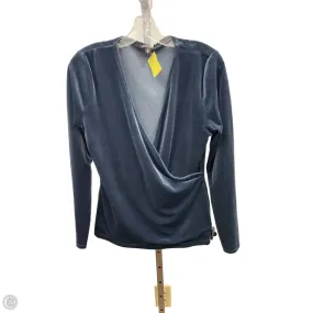 Top Long Sleeve By J. Crew In Blue, Size: M PillingResistant OrganicCotton