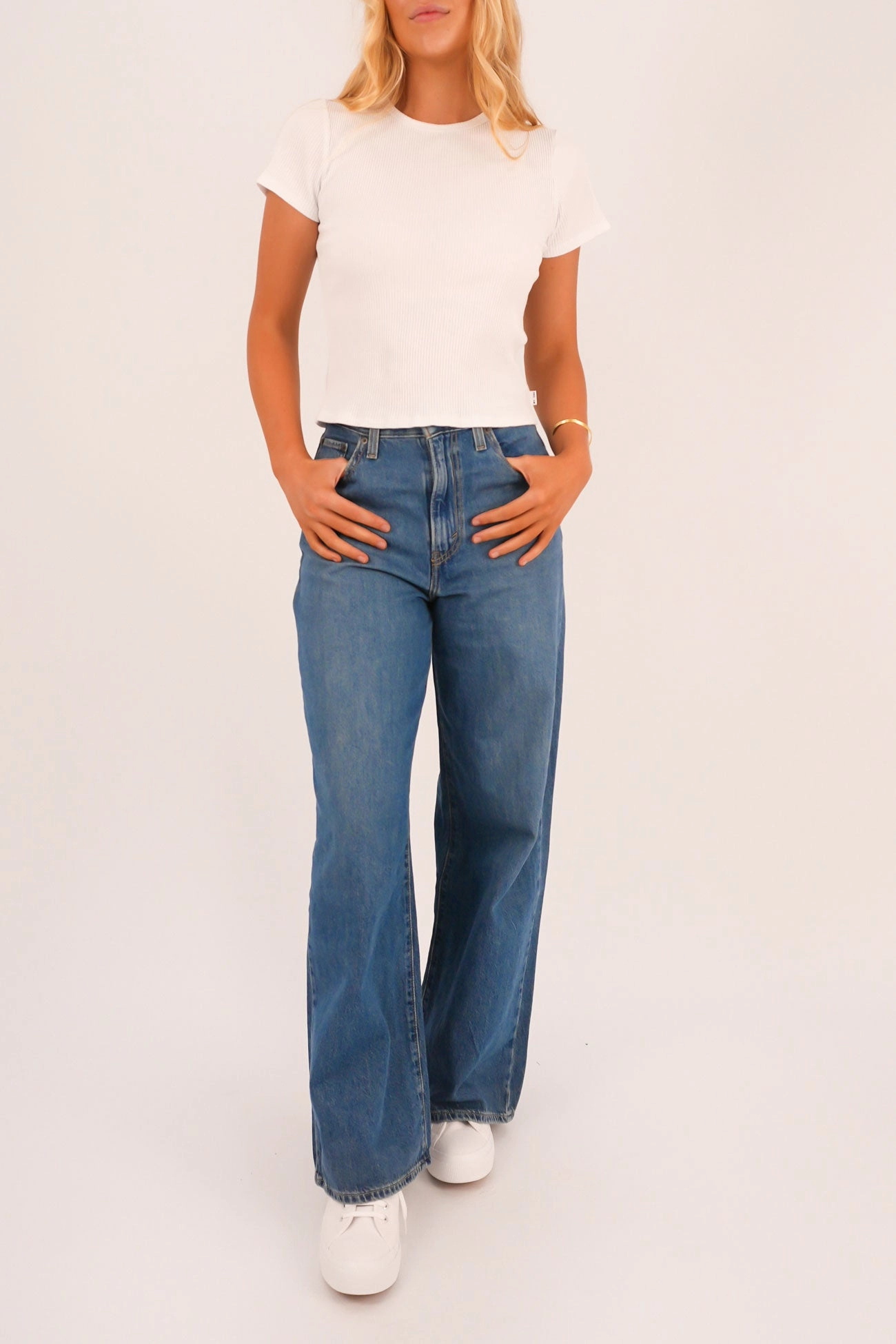 Loose Modern Minimalist Cinch Baggy Jean Chasing Dreams