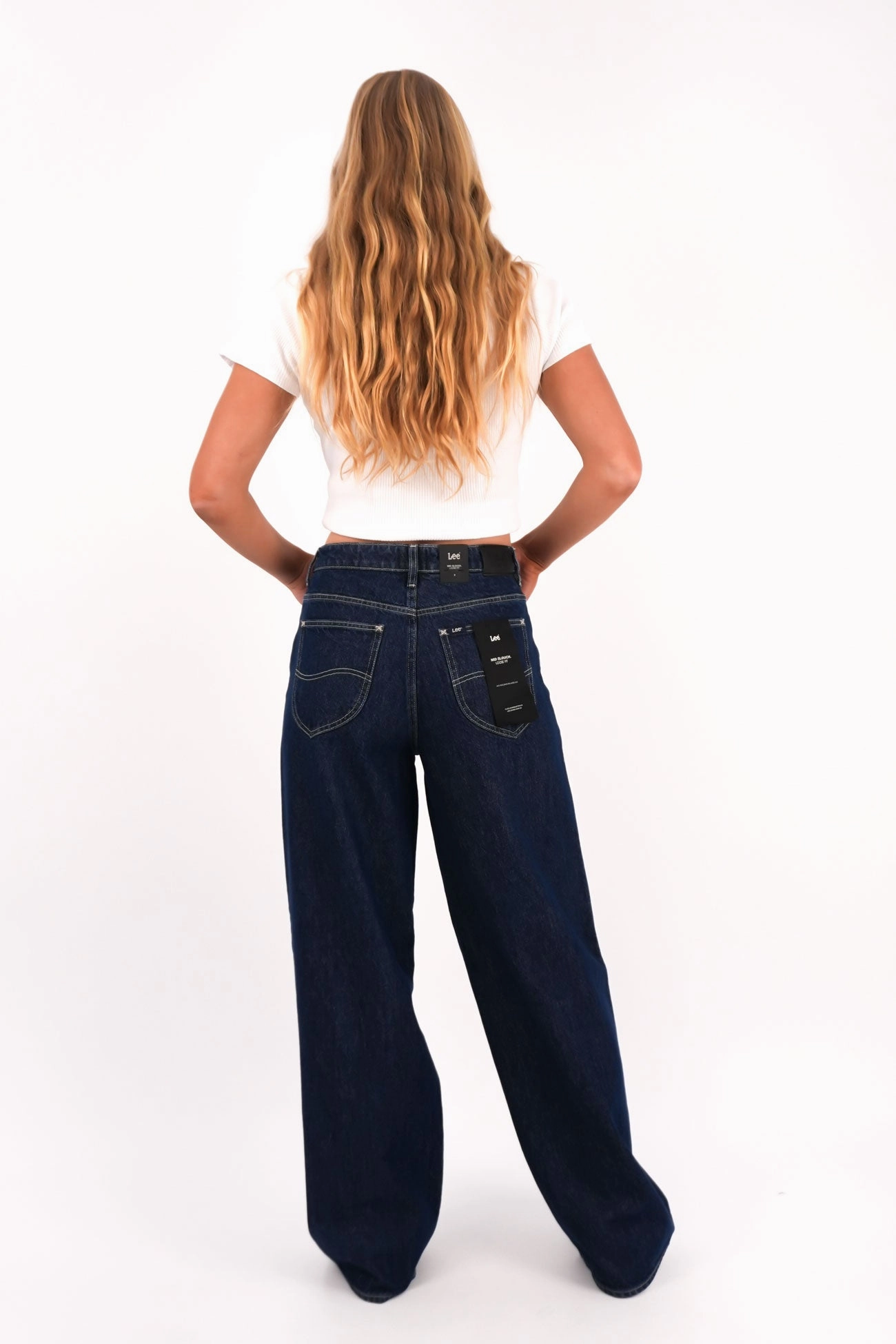 Athlete Fit High Quality Mid Slouch Jean Indigo Exchange