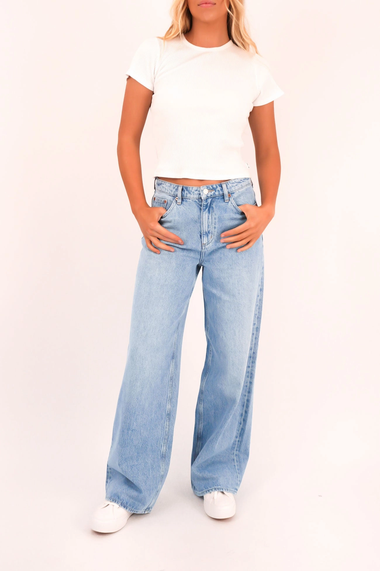 Mid Slouch Jean Downtown Fade Great Base