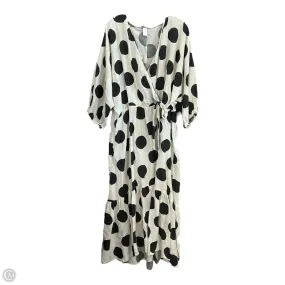 Chilly Weather Comfort Dress Casual Maxi By H&m In Polkadot Pattern, Size: Xxl