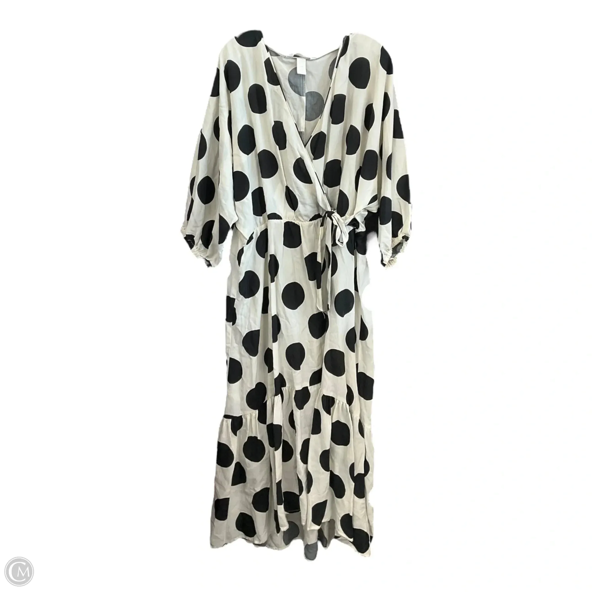 Chilly Weather Comfort Dress Casual Maxi By H&m In Polkadot Pattern, Size: Xxl