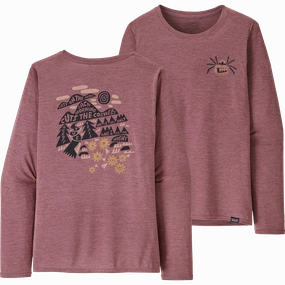 Stretchy Women's Capilene Cool Daily Graphic Long Sleeve Tee