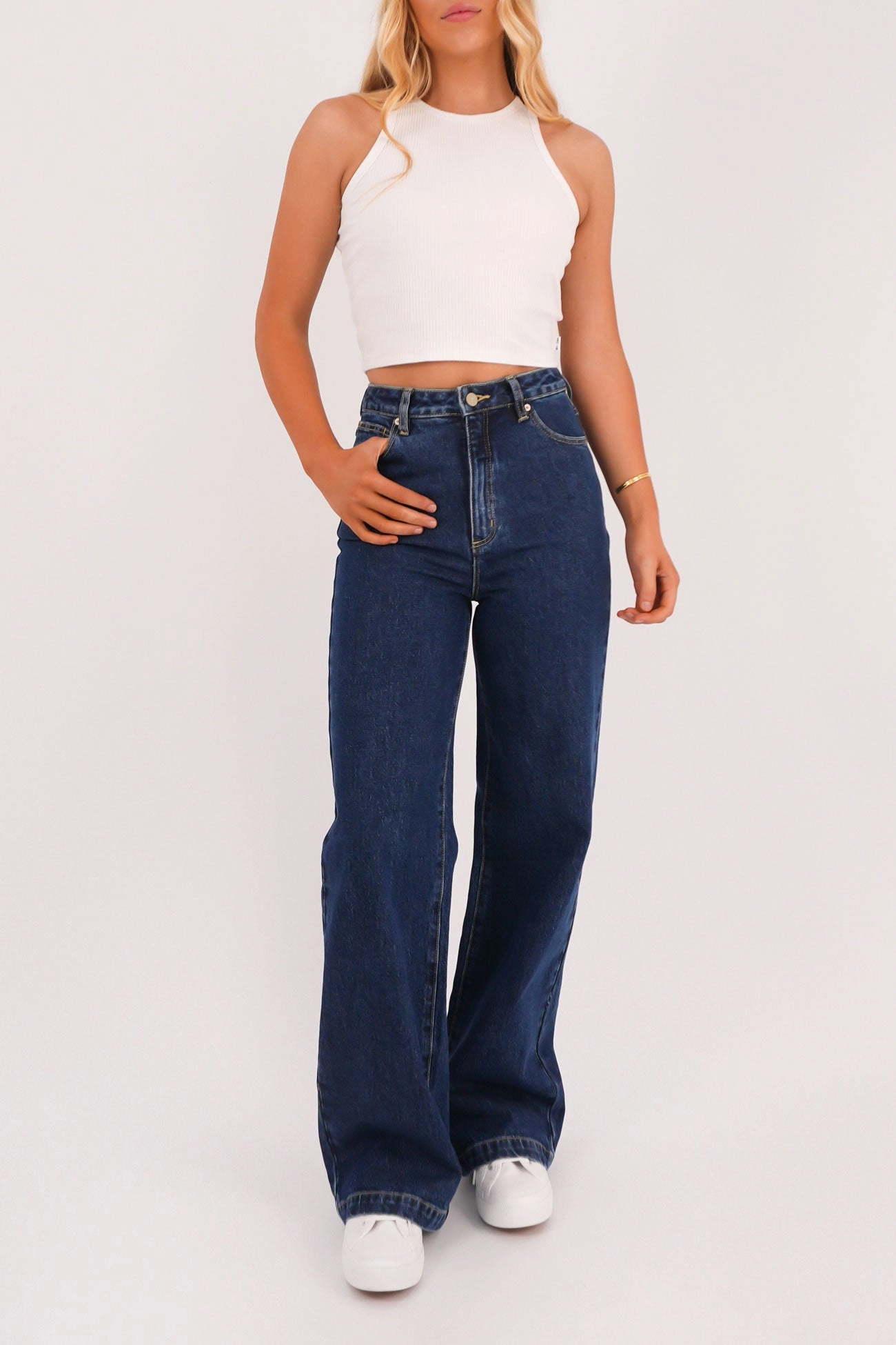 Regular Style Simple Aesthetic A 94 Wide Jean Tara