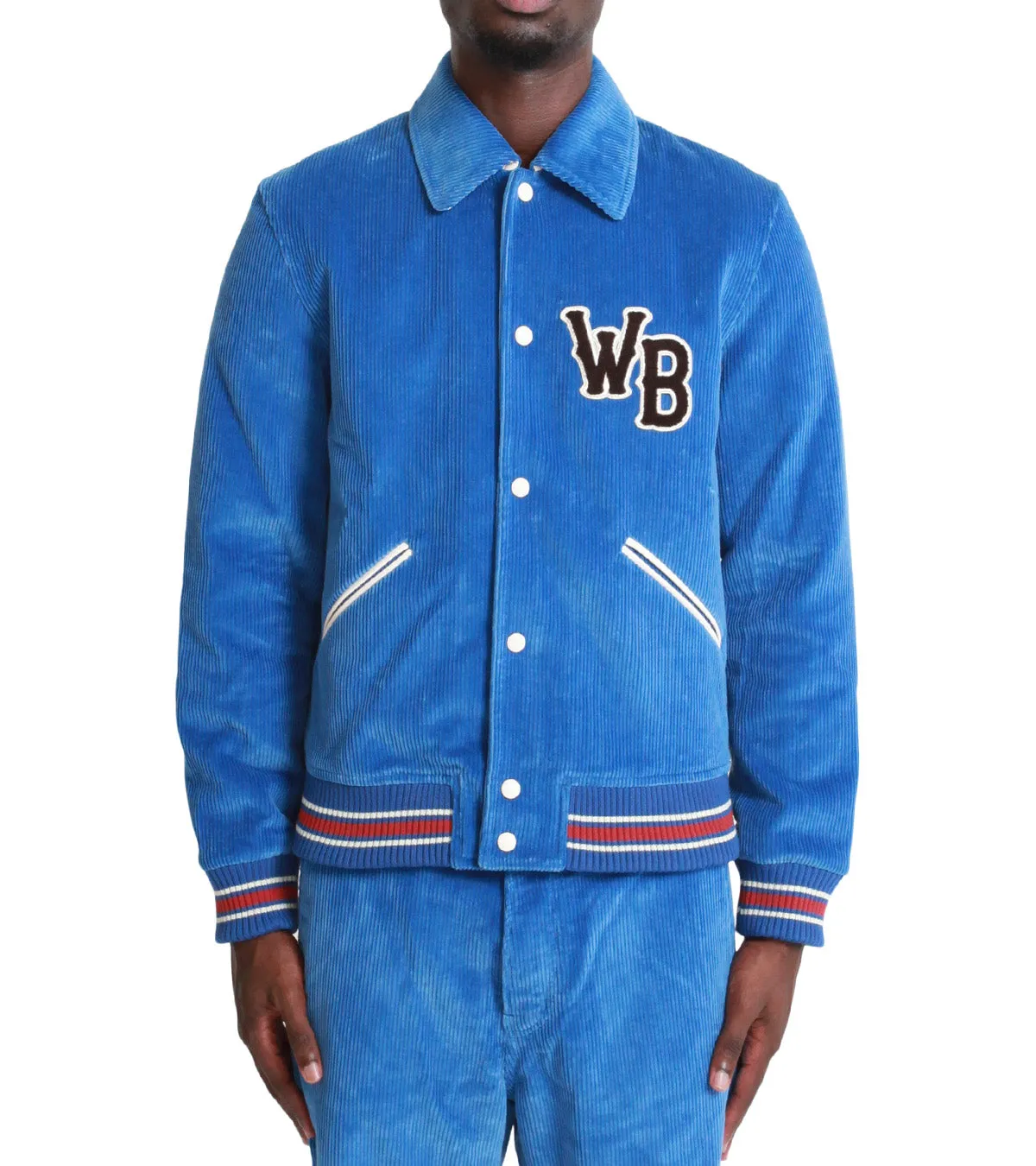 Light Wool Wales Bonner Homecoming Varsity Blue