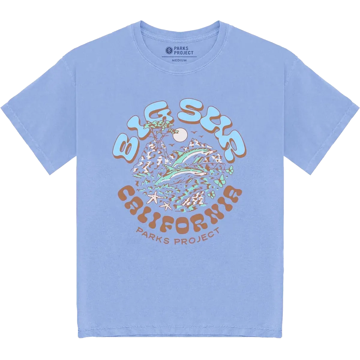 AntiStatic Cloth UVProtectionFabric Men's Big Sur 90s Gift Shop Tee