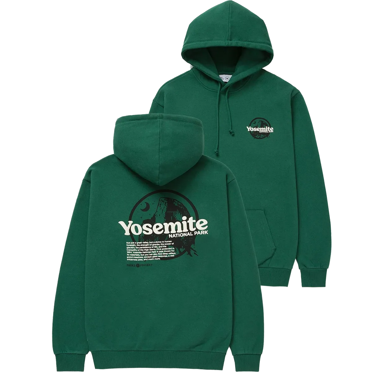 Yosemite Puff Print Hoodie Recycled Polyester Blend