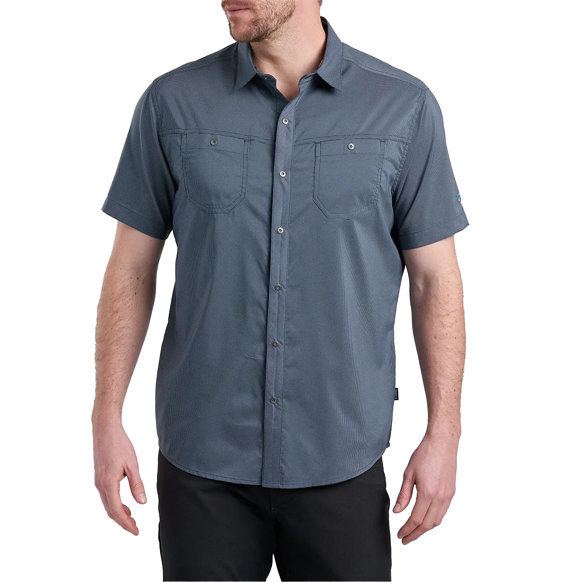Men's Stretch Stealth Short Sleeve CompactKnit Run Core