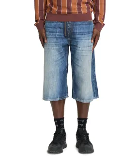 Martine Rose Zip Jean Short Blue DurableThreadwork clean look