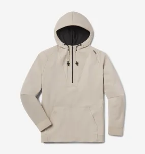 Dad Core GridTexture UNRL Crossover Half-Zip Hoodie