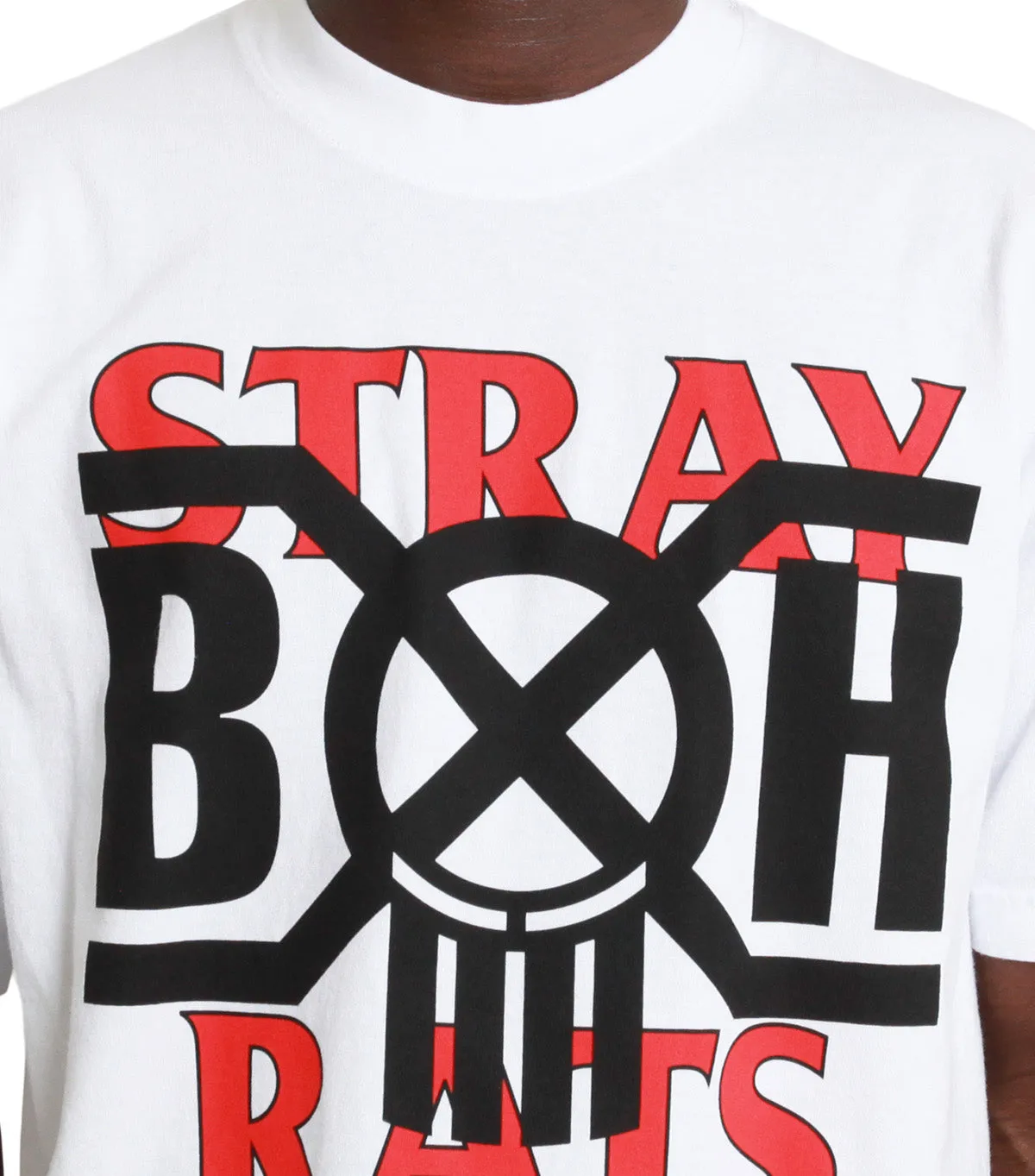 Stray Rats x Bounty Hunter Rodenticide Tee White ZeroWaste Production