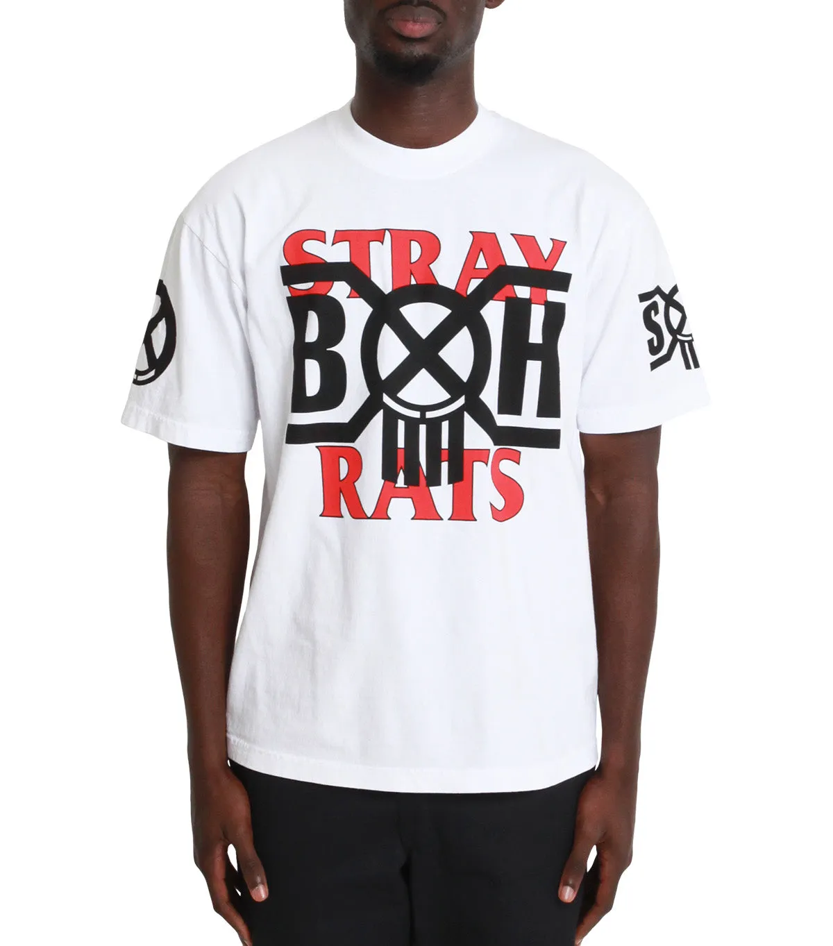 Camera Glow Stray Rats x Bounty Hunter Rodenticide Tee White
