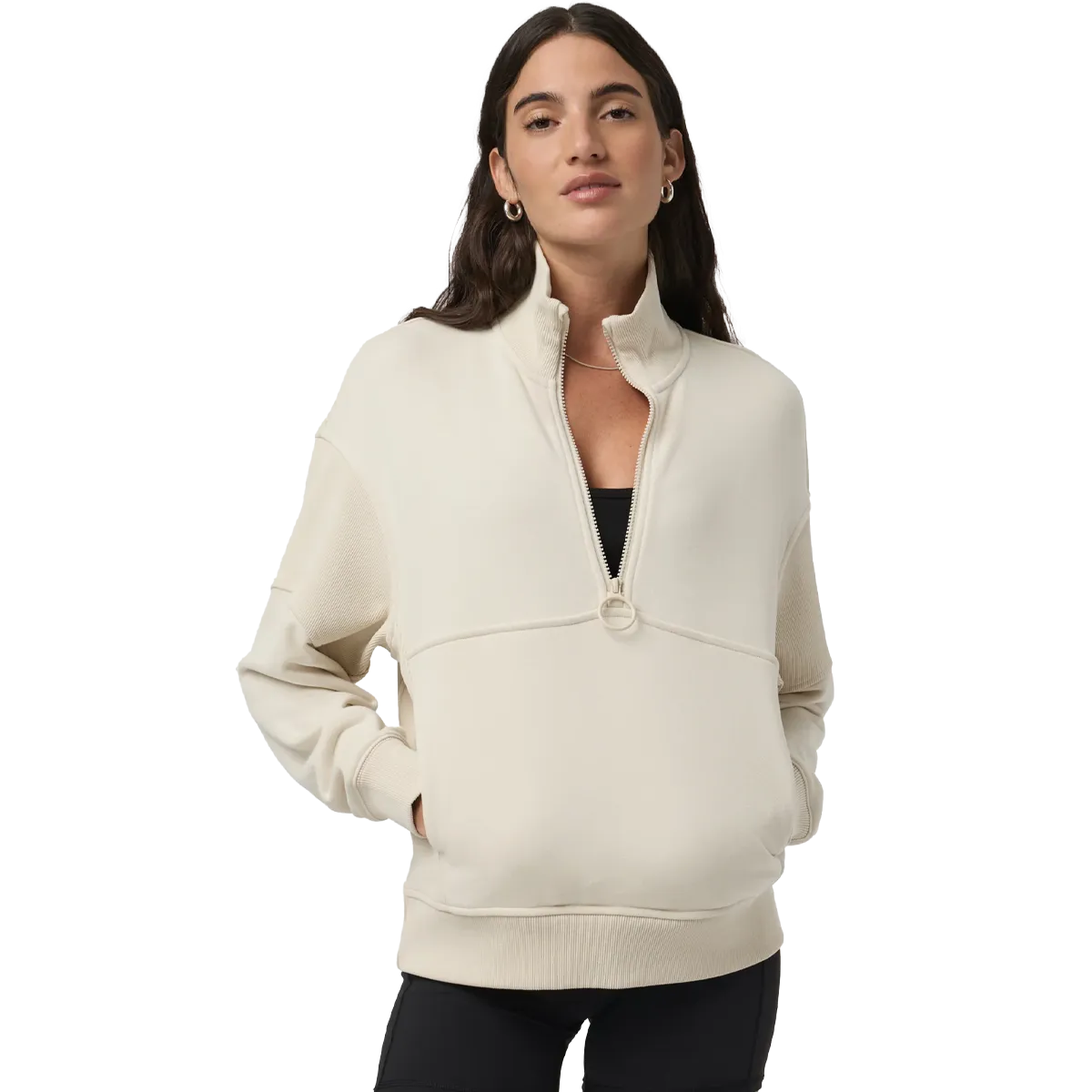 Women's Sedona Rib Half Zip Antistatic