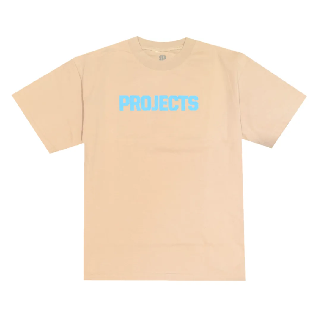 BP Icon Tee Blue/Sand Casual Comfort Fit Athletic and Cool