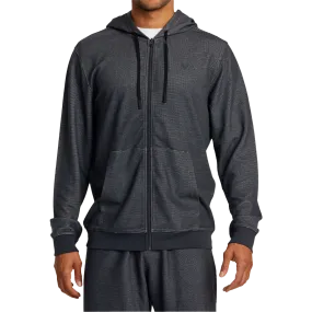 Heart Glow Men's Cable Waffle Zip Hood
