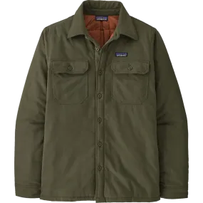 Men's Insulated Organic Cotton Midweight Fjord Flannel Shirt AbrasionResistantThread NonRestrictive Cut