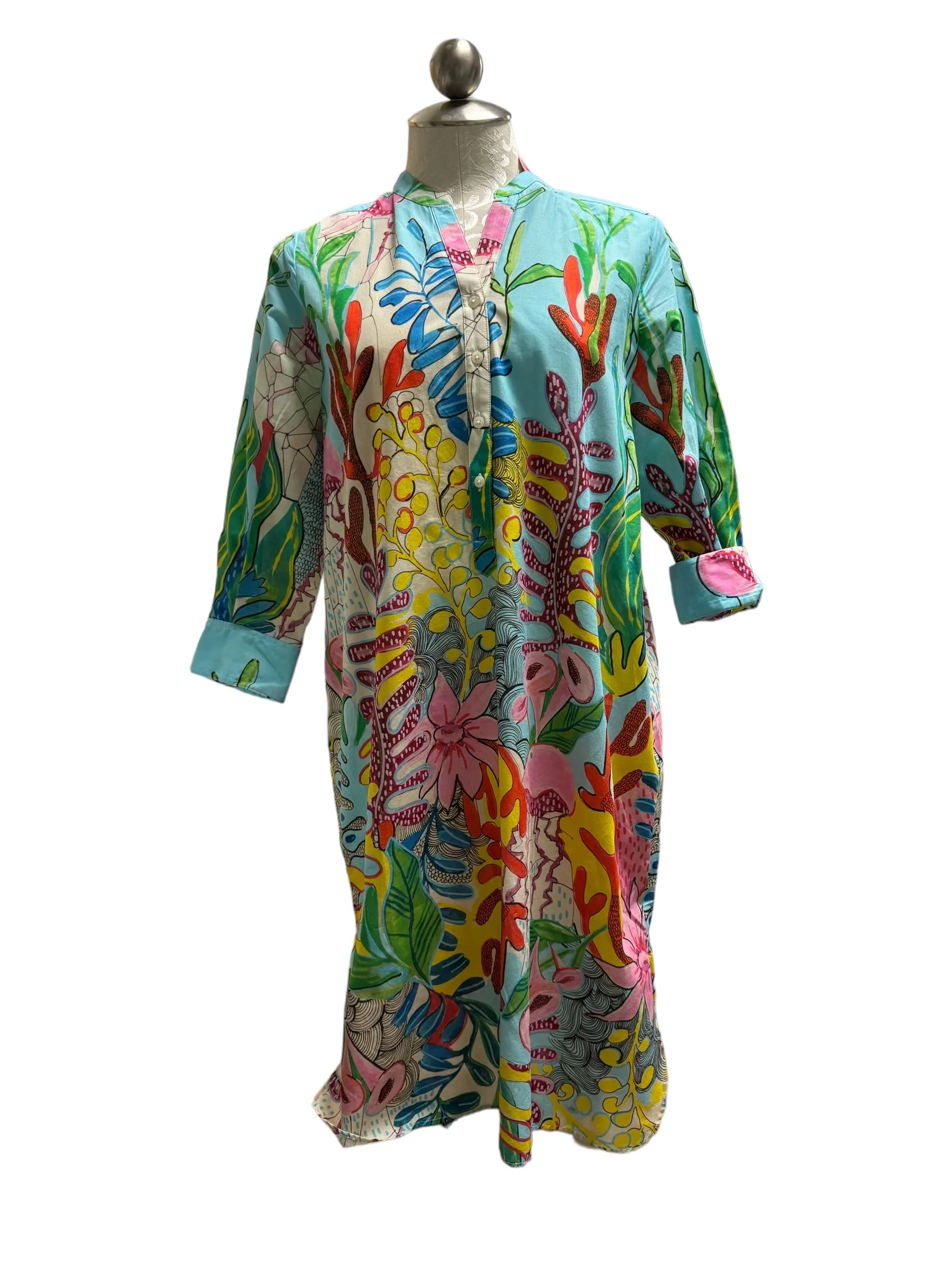 Firm Leather Multi-colored Dress Casual Short Villagallo, Size 10