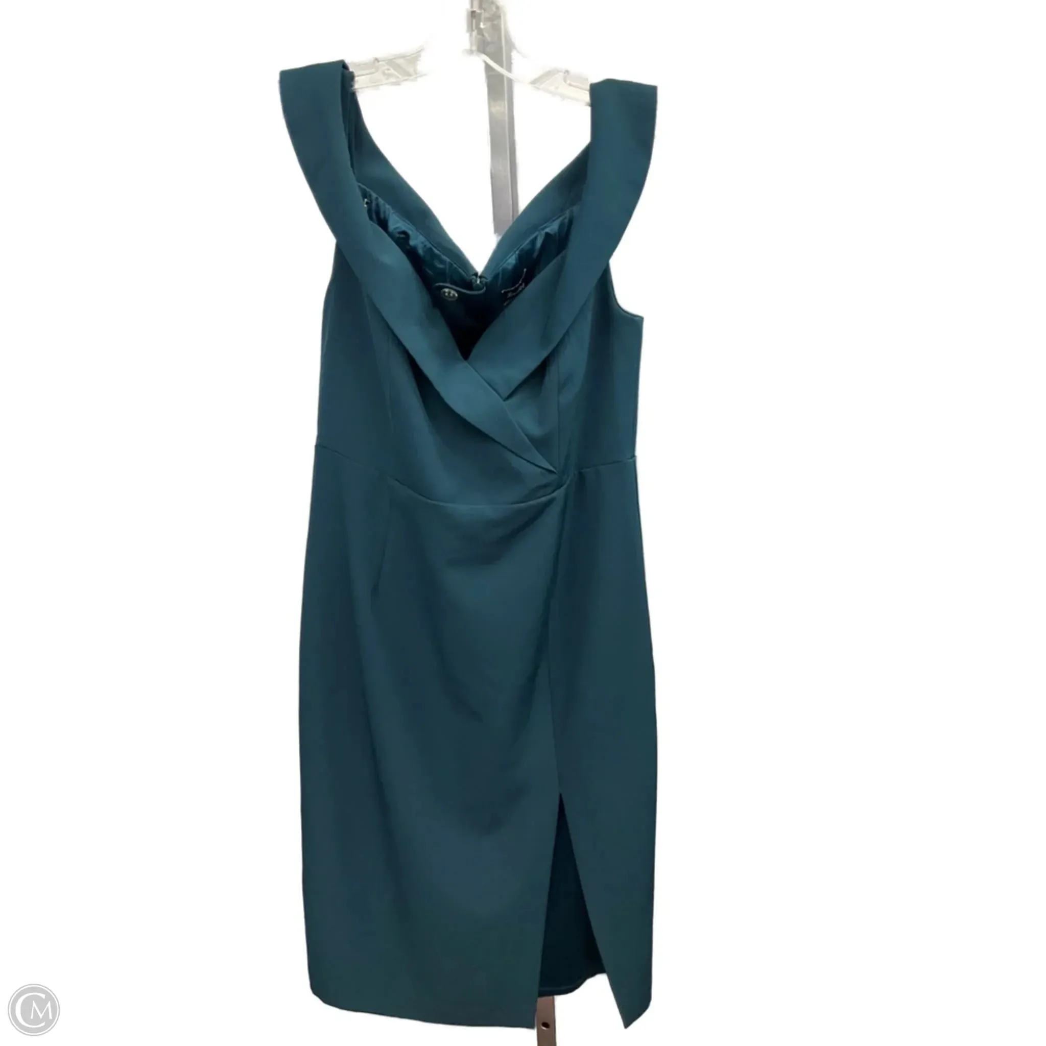 Mesh Glow Dress Party Midi By Bardot In Green, Size: 12