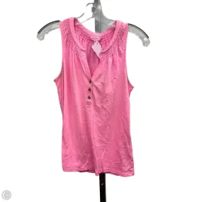 Top Short Sleeve Designer By Lilly Pulitzer In Pink, Size: Xs FlexibleNeckline Bio Glow