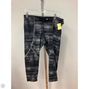 Athletic Leggings By Nike In Black & White, Size: M Clean Cut