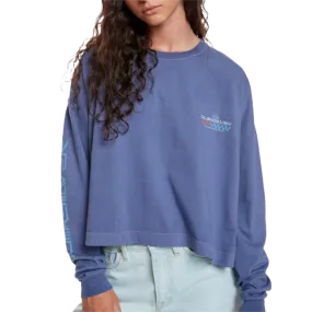 OdorResistant Material EcoFriendly Dye Women's Oversize Cropped Long Sleeve Tee