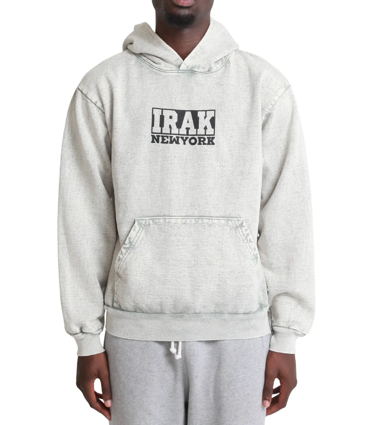 IRAK Logo Hoodie Grey Cool Edge QuickDry Technology