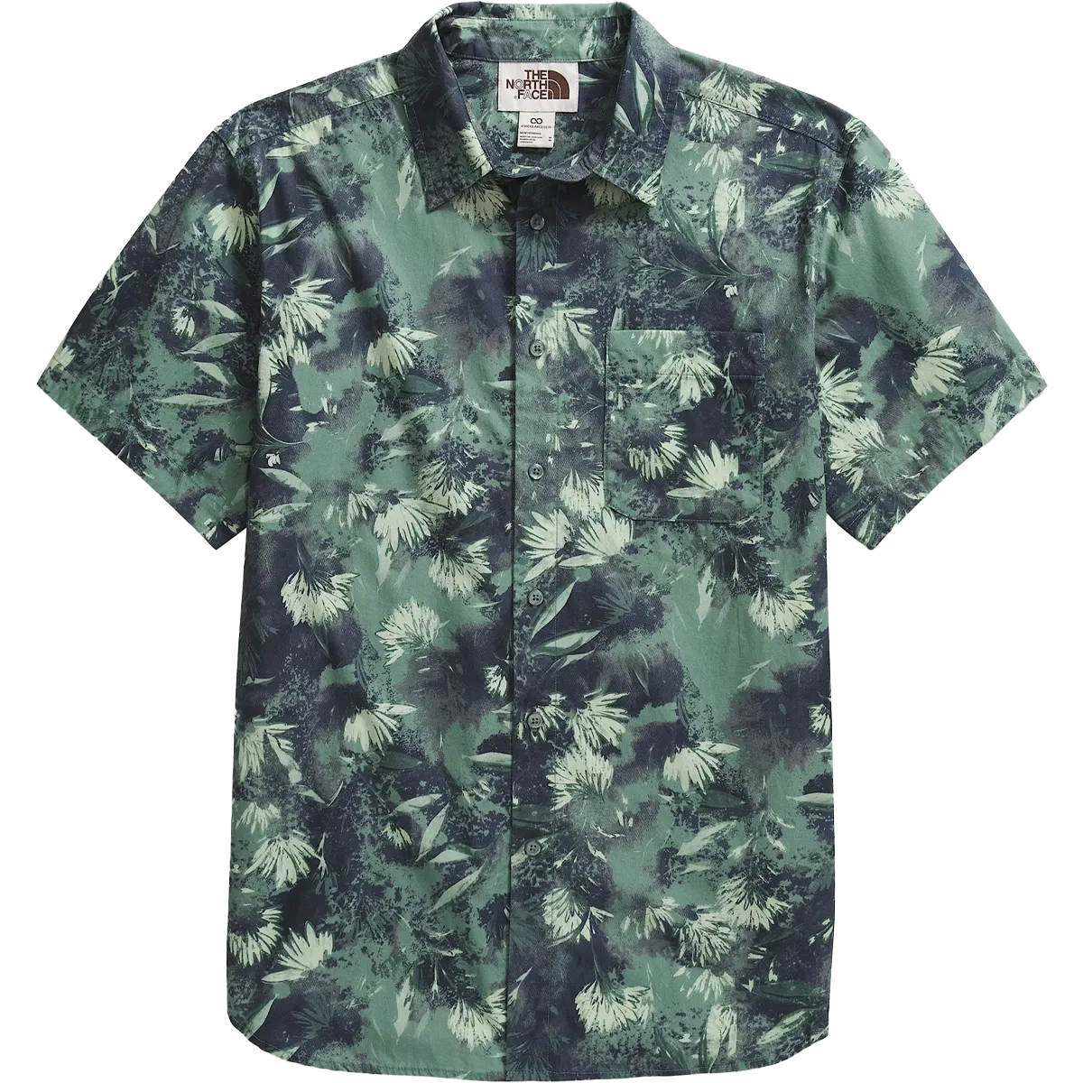Eco Wear Men's Short Sleeve Baytrail Pattern Shirt