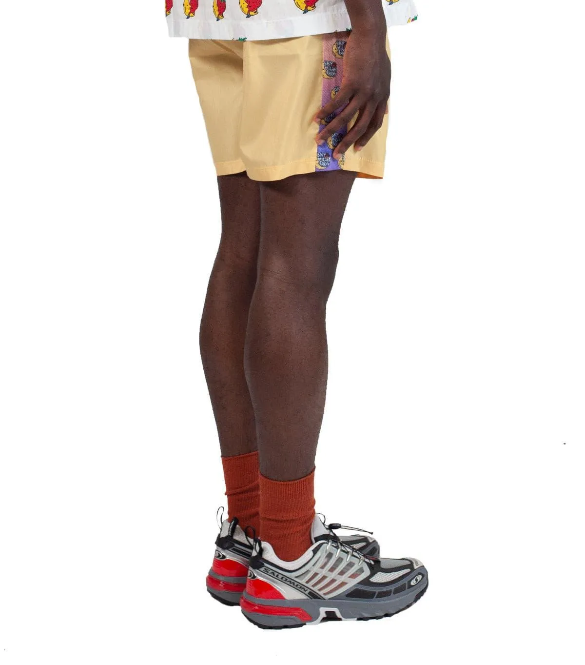 Sky High Farm Gradient Swim Shorts Yellow FadeResistantColors