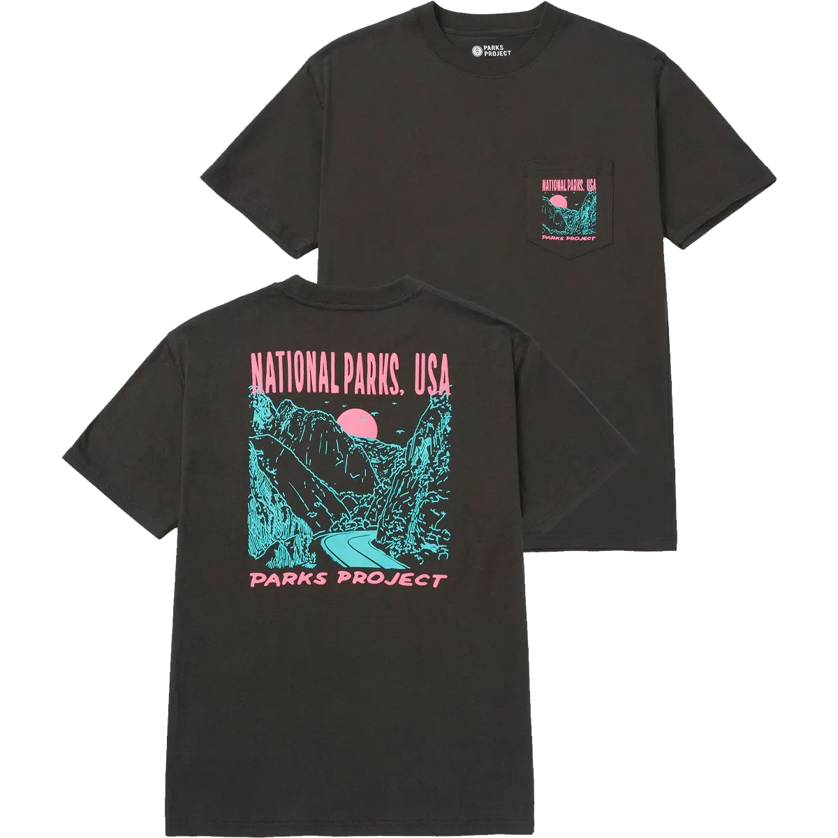 Conscious Fit Reuse Mode National Parks Puff Print Pocket Tee