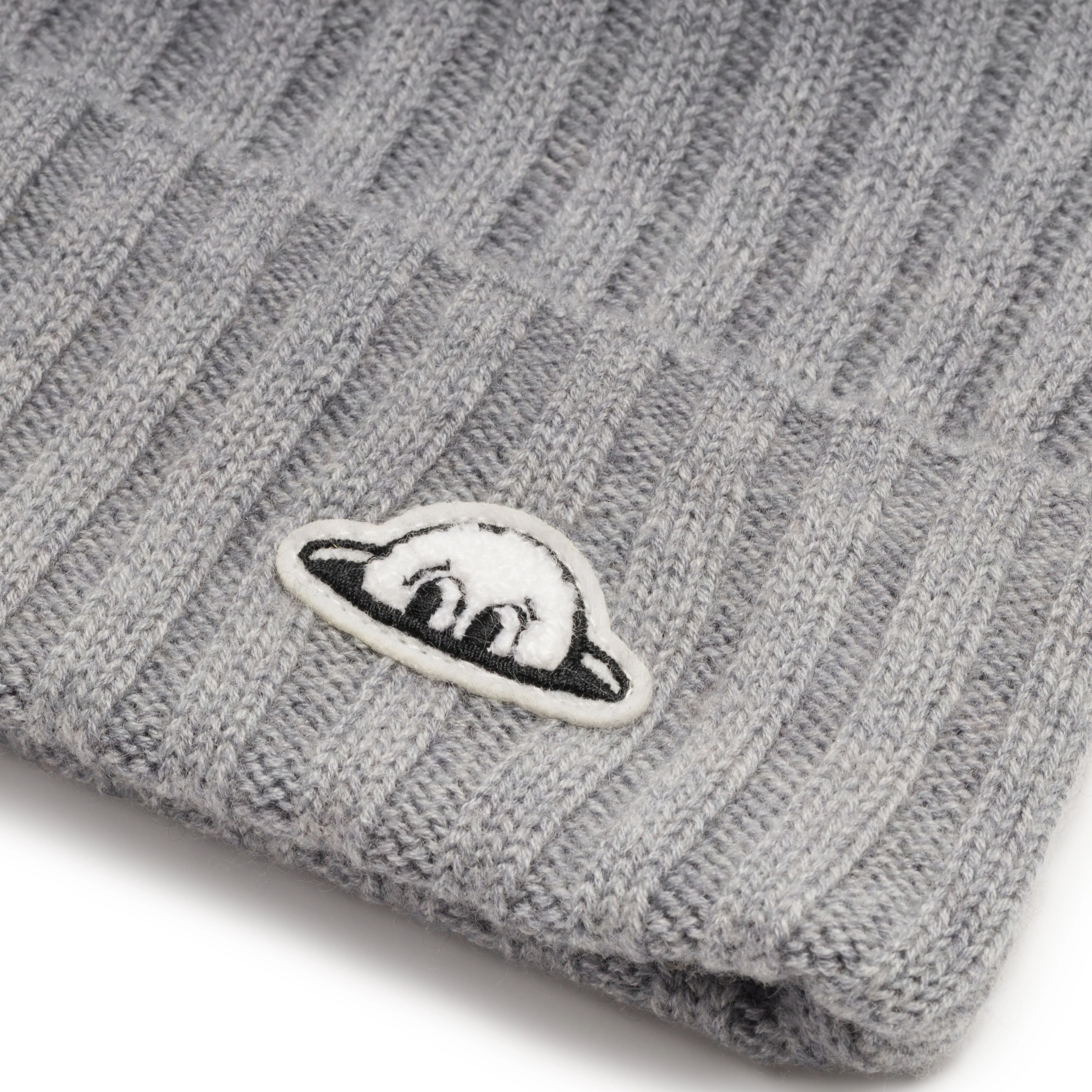 RADMOR RADMerino Knit Beanie - Dark Navy StretchableFabric Strong Glow