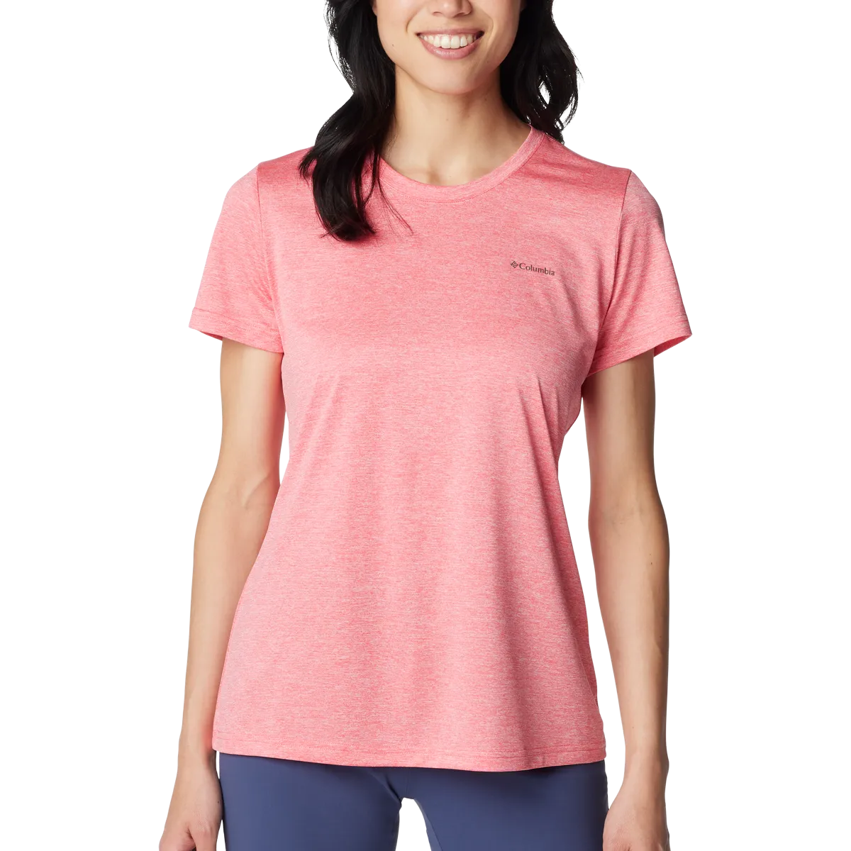 Women's Columbia Hike Short Sleeve Crew Street Light Design Soul