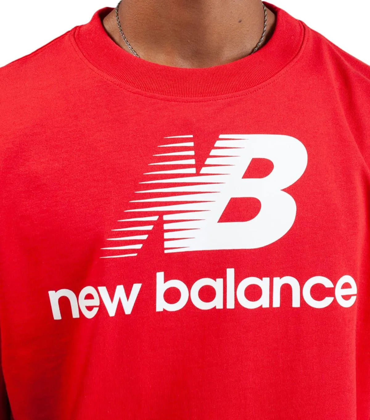 HeatReflective Lining New Balance Made in USA Heritage Long Sleeve T-Shirt Red
