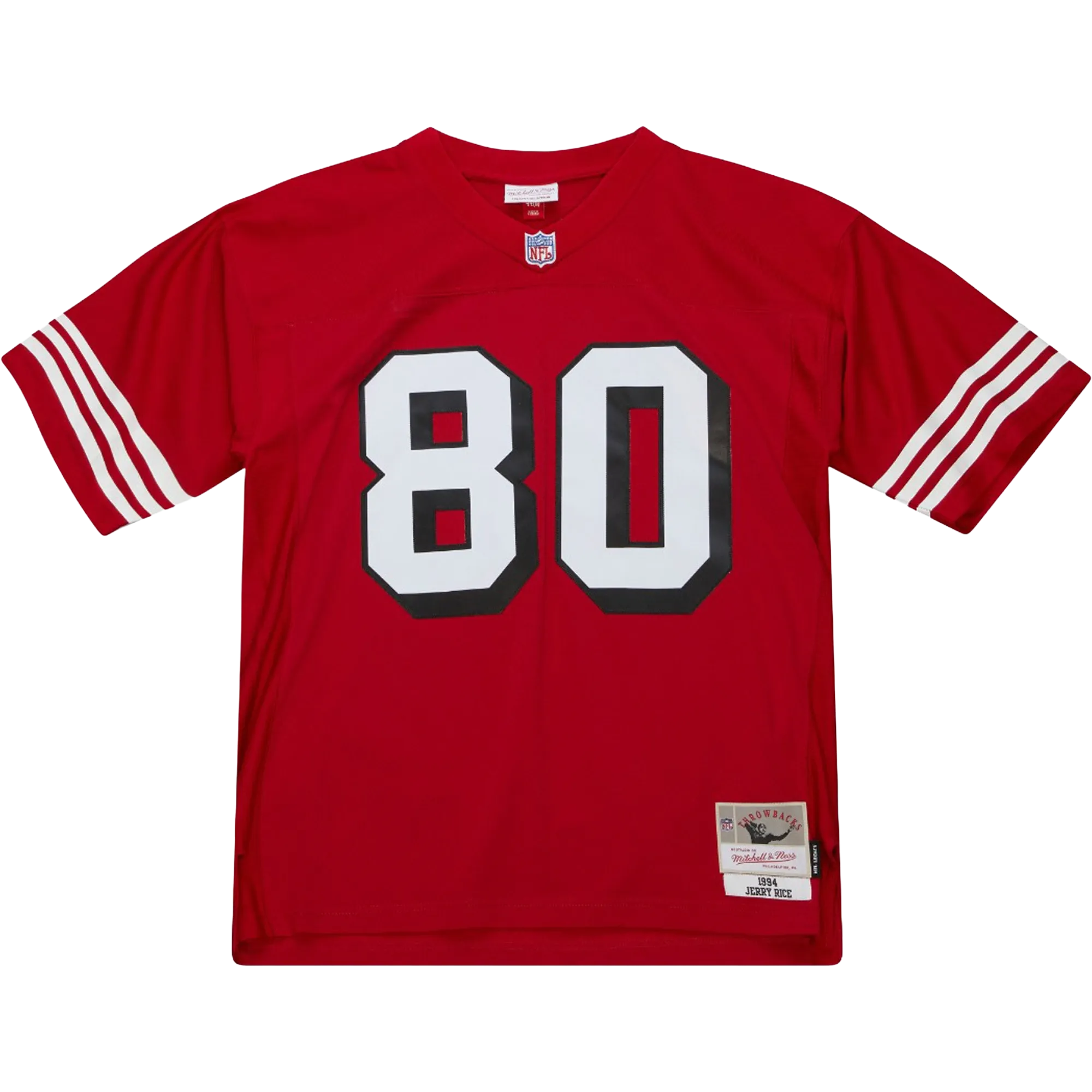 Regal Glow ZeroIrritationLabels NFL Legacy 49ers 1994 Jerry Rice Jersey
