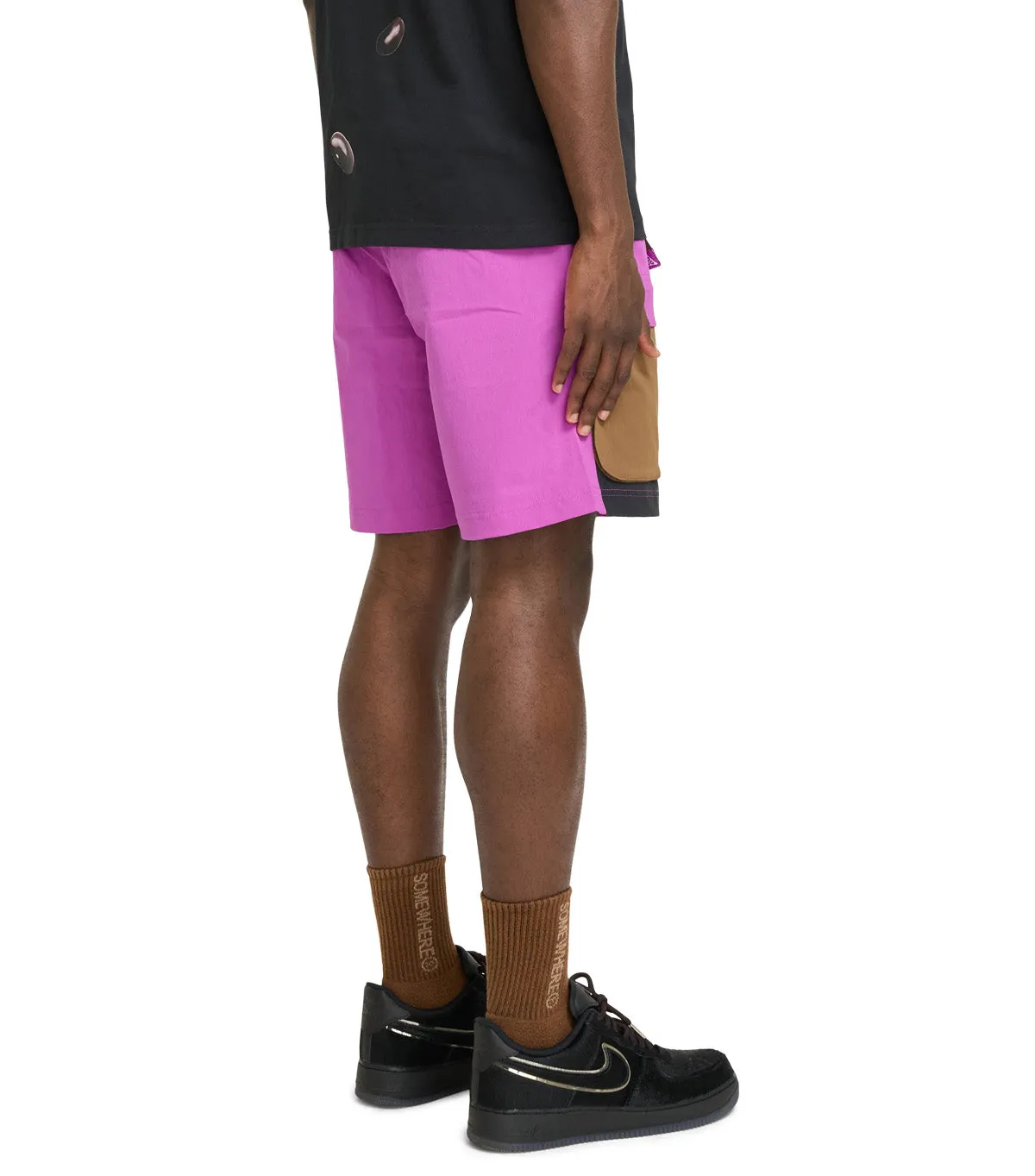 Nike ACG "Smith Summit" Cargo Shorts Purple Brown Boho Free Star Mood
