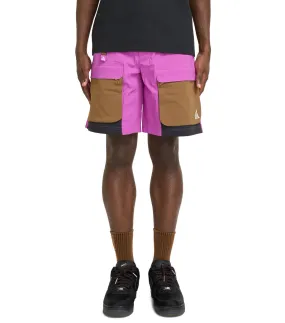 EcoConscious Production Harbor Style Nike ACG "Smith Summit" Cargo Shorts Purple Brown