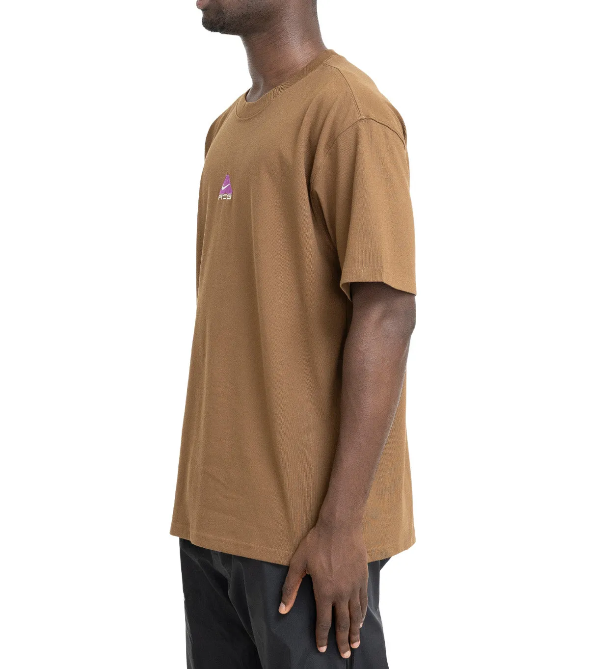 Nike ACG T-Shirt Mosswood Brown Love Glow