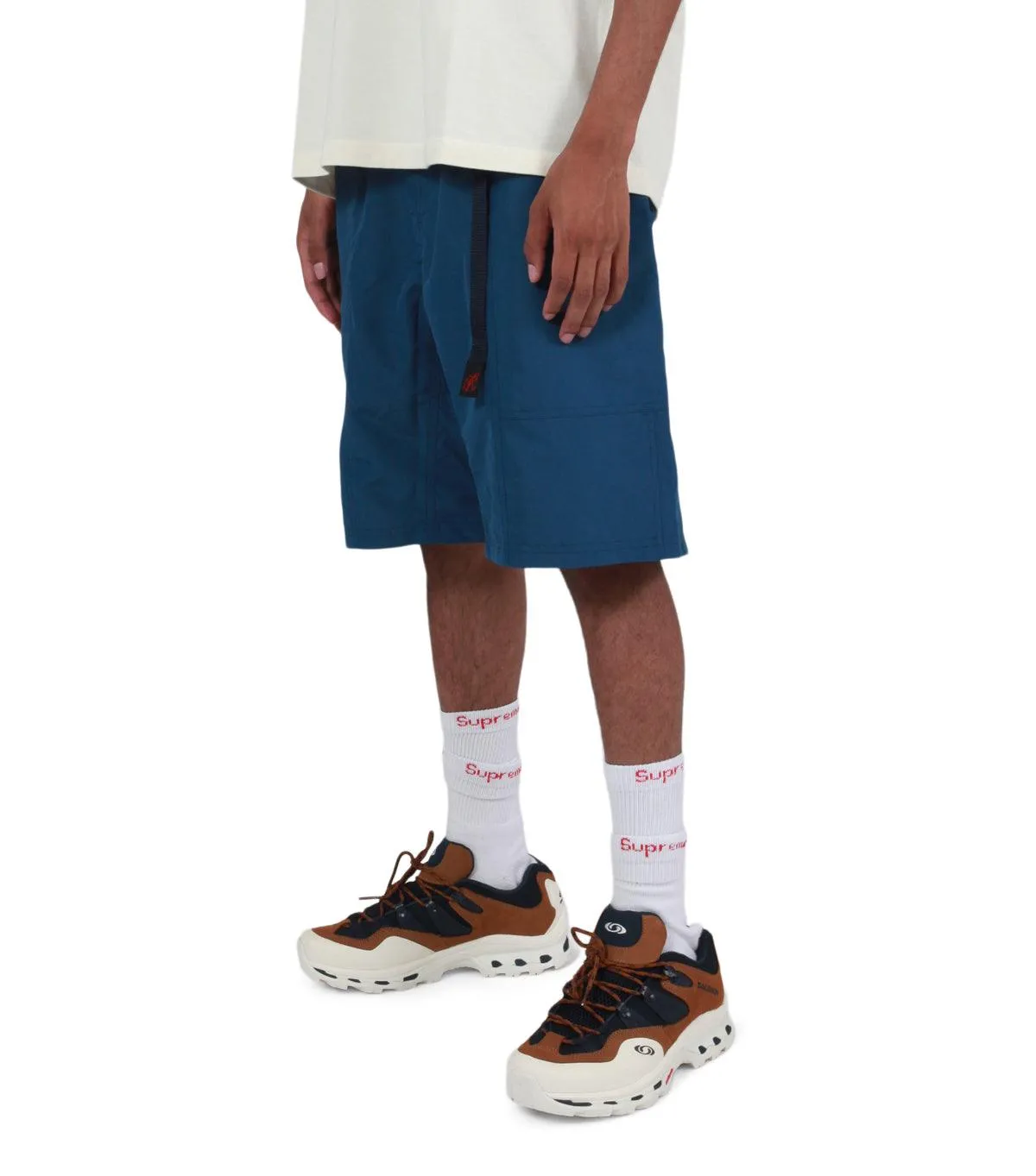 NoRubEdging yoga mode Gramicci Shell Gear Shorts Navy