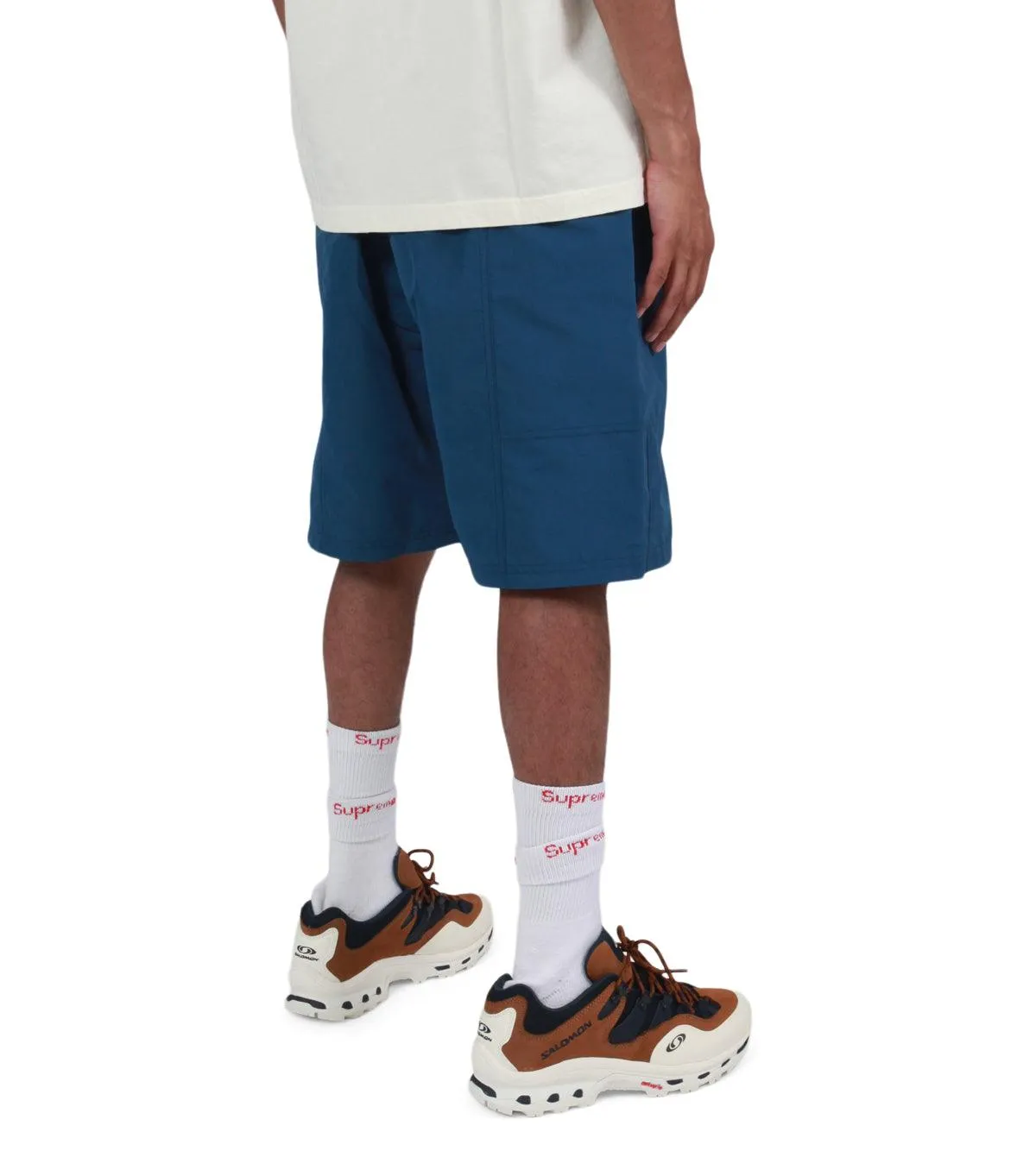 Gramicci Shell Gear Shorts Navy Ventilated Back Panels Fire Core