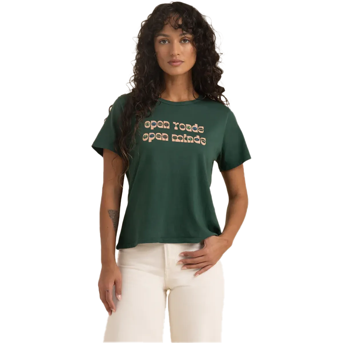 Women's Open Roads Everyday Tee Opaque Core Parisian Chic