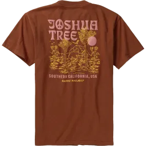 Village Charm Men's Joshua Tree Puff Print Short Sleeve Tee