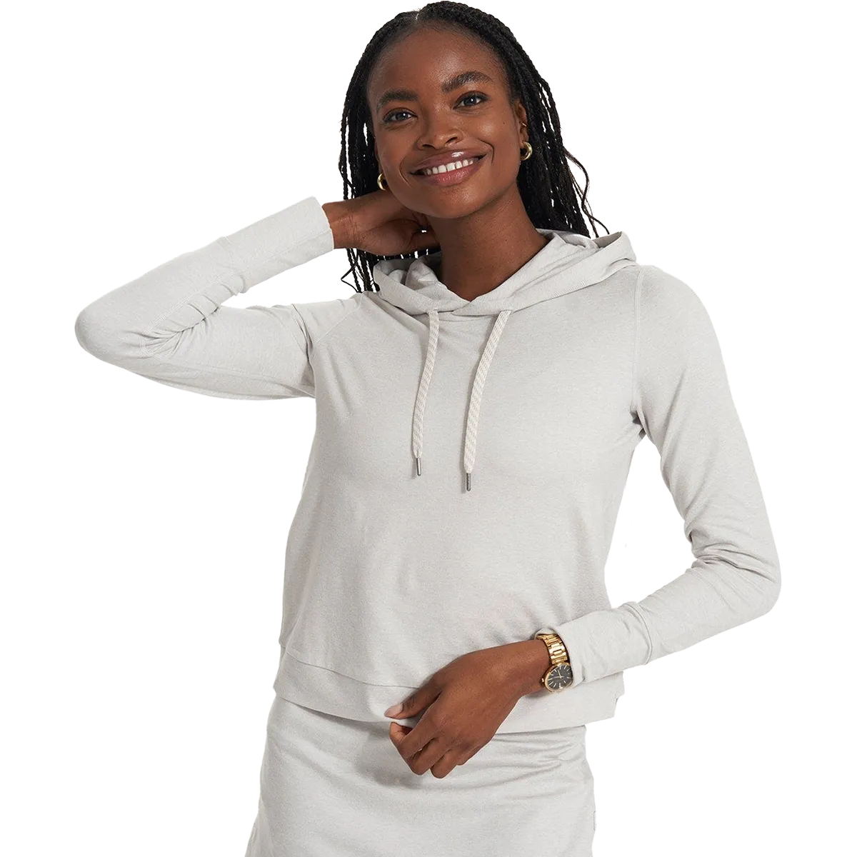 Virtual Mode Adjustable Drawcord Women's Halo Essential Hoodie