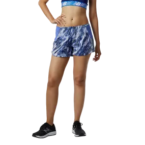 Women's Printed Impact Short 3" Basic Core OdorControlTech