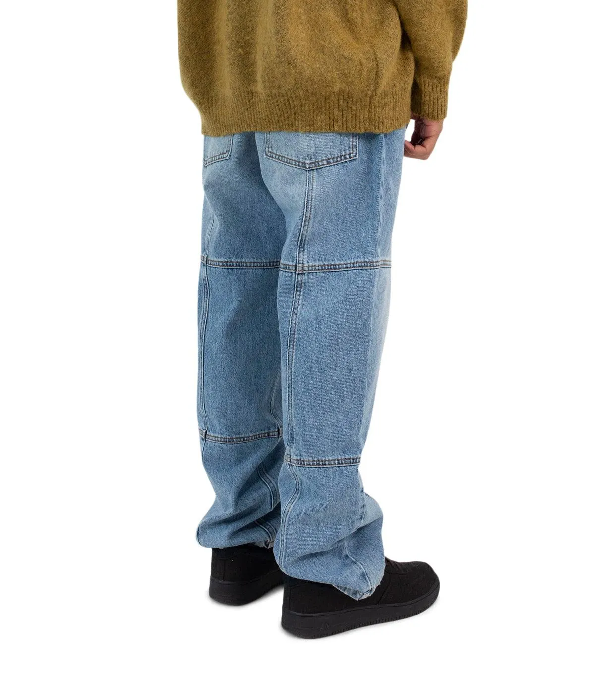 Liberal Youth Ministry Panel Denim Jeans Blue Flow Core